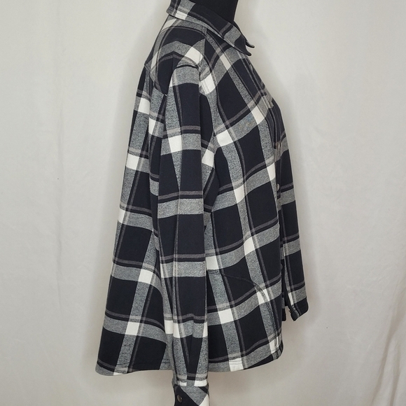 Orvis Fleeced Lined Plaid Flannel Pinnacle Shirt Jacket - Size XXL - Picture 4 of 15